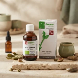 macerato glicerico di fico fitomedical su tavolo