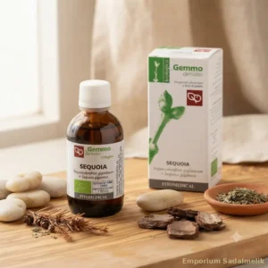 macerato glicerico sequoia fitomedical su tavolo