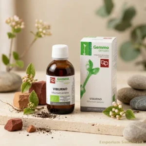 Macerato glicerico viburno fitomedical su tavolo