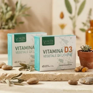 vitamina d3 capsule ligne de plantes su tavolo
