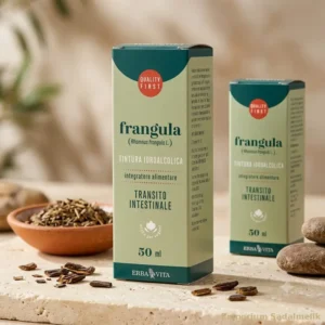 tintura idroalcolica di frangula erba vita su tavolo