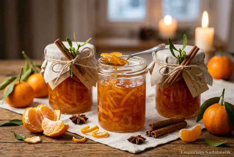 Marmellata di clementine e cannella in vasetti confezionati per regalo, con clementine fresche, Emporium Sadalmelik